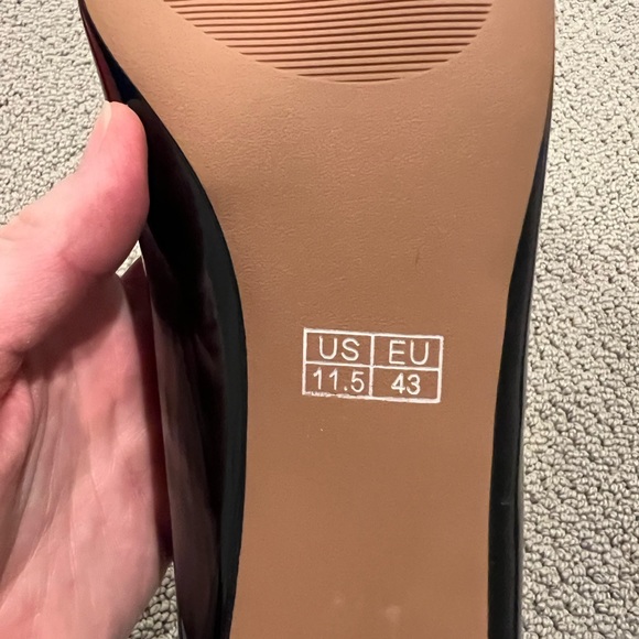 NIB ladies US 11.5 Wayderns black heels - Picture 2 of 8
